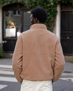Taupe Zip-Up Fleece