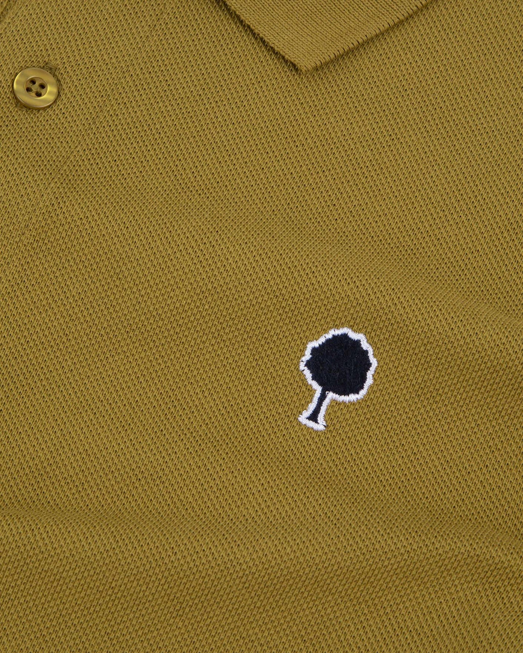 Polo Kaki Foncé Coton