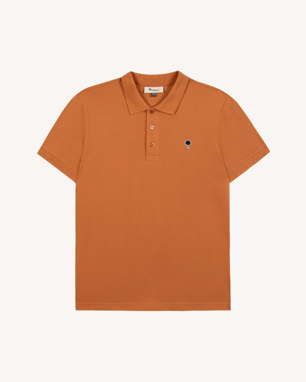 Polo Brique Clair Coton