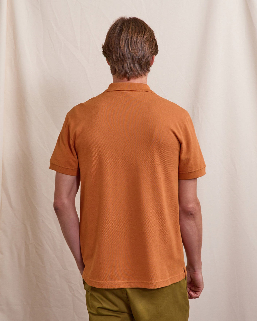 Polo Brique Clair Coton