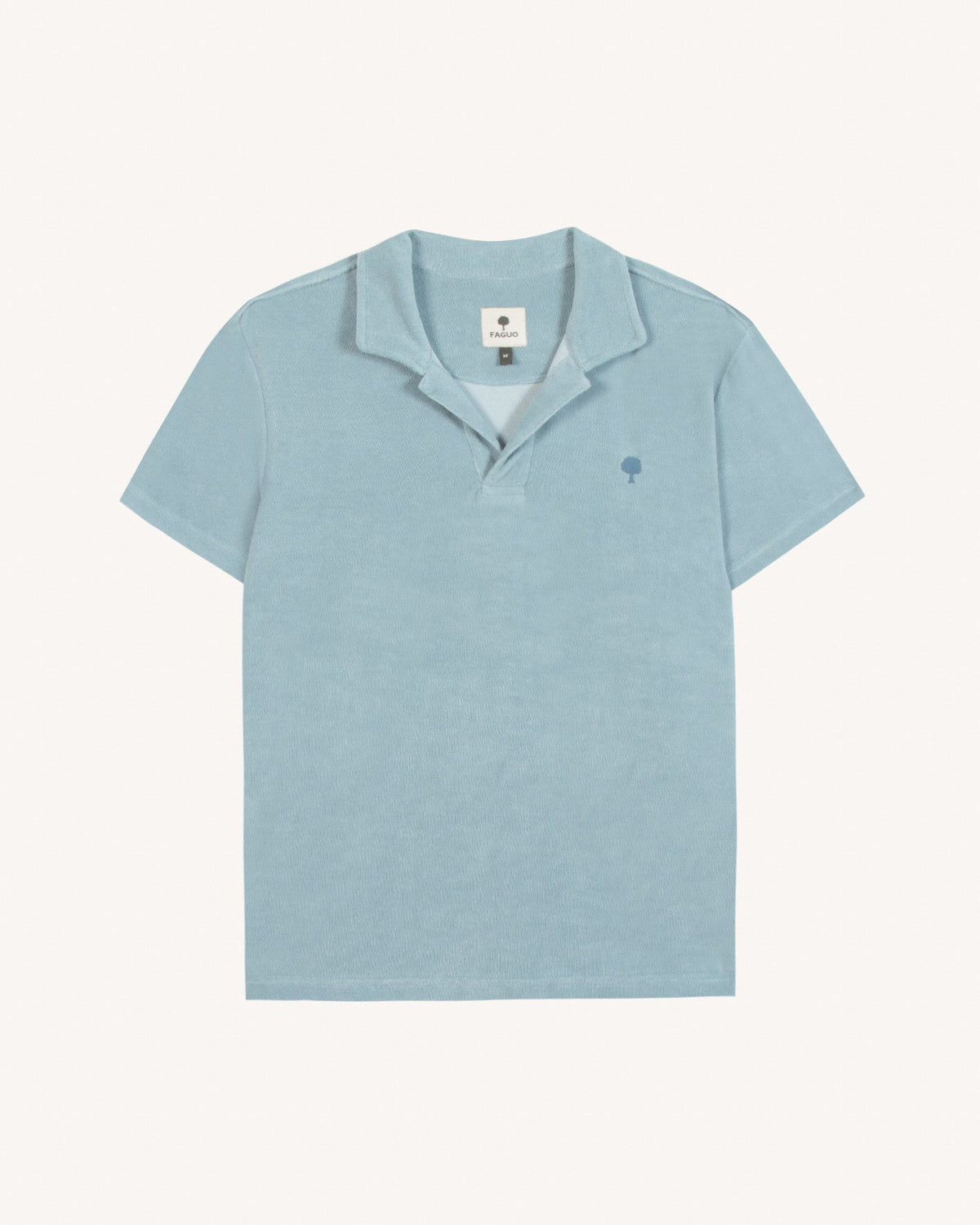 Polo grijsblauw katoen