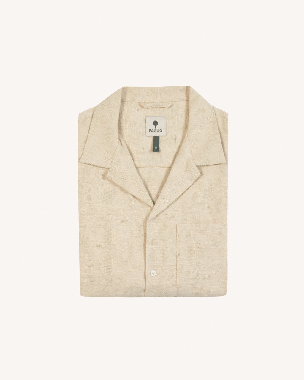 Camisa de manga corta cruda de viscosa