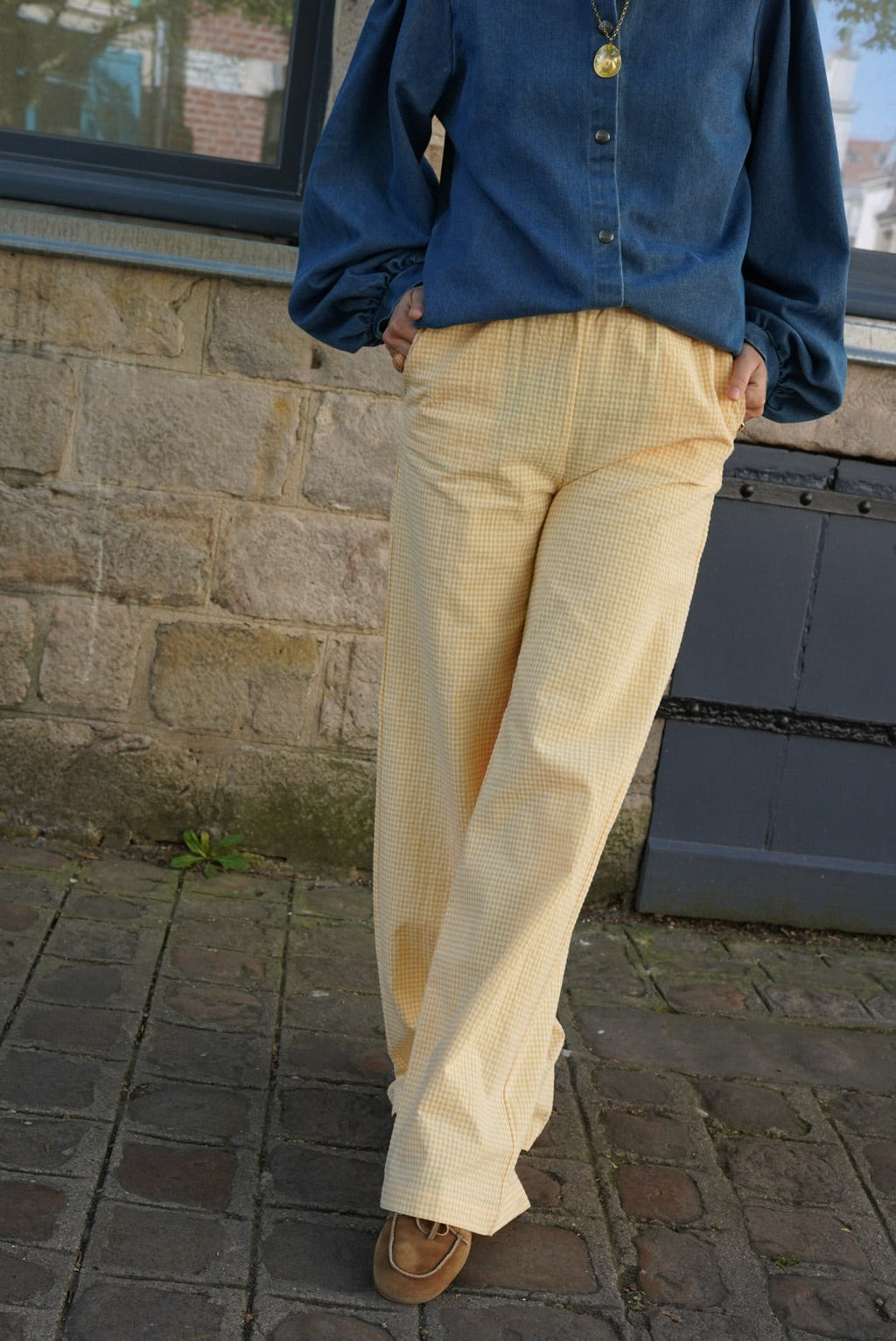 Pants Arthur Yellow Gingham
