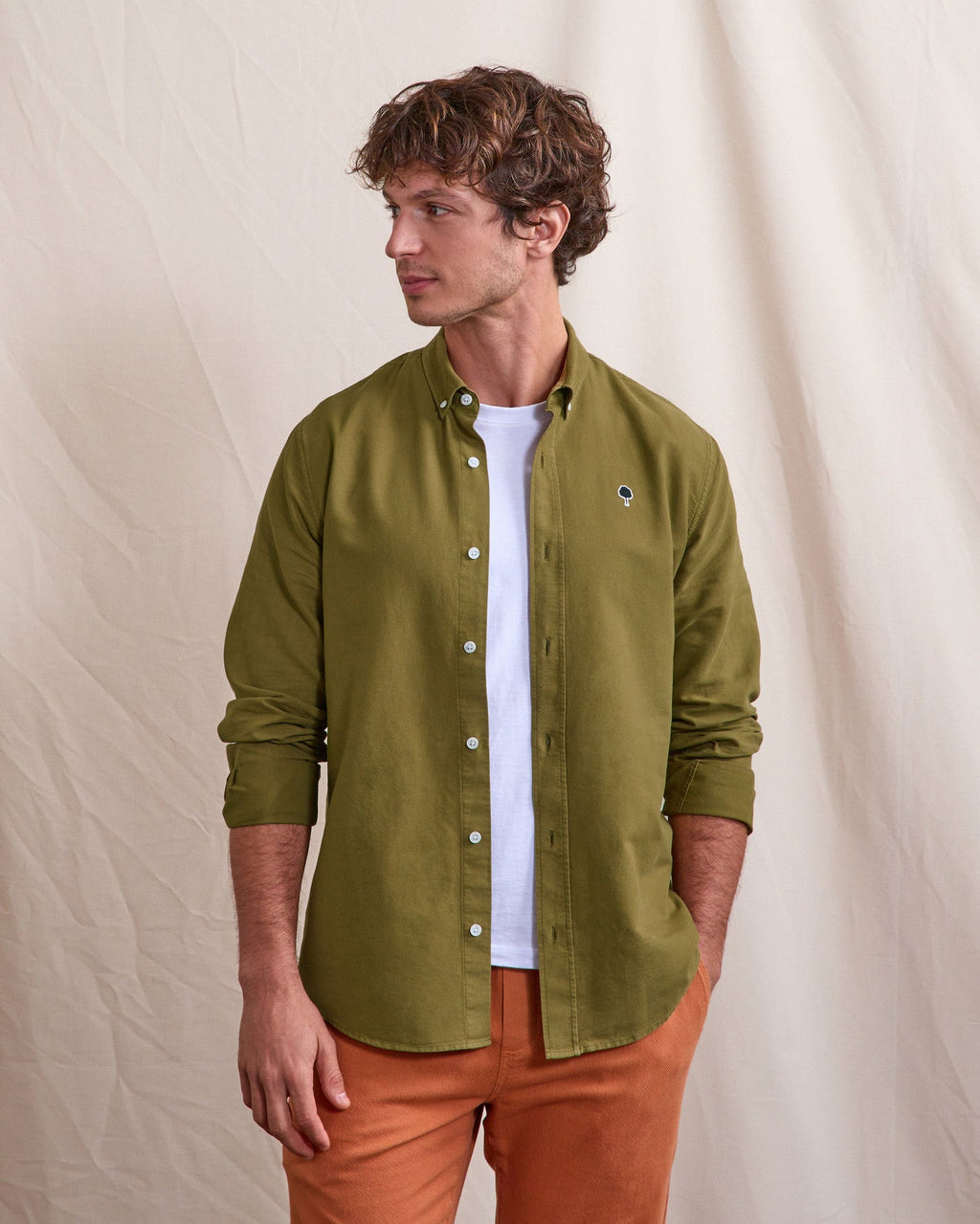 Camicia Kaki Scuro