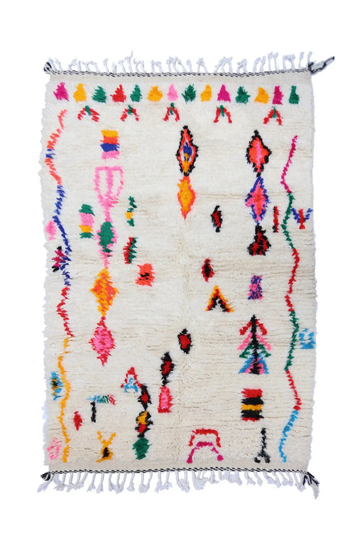 Tapis Berbère Coloré - 183 x 145 cm
