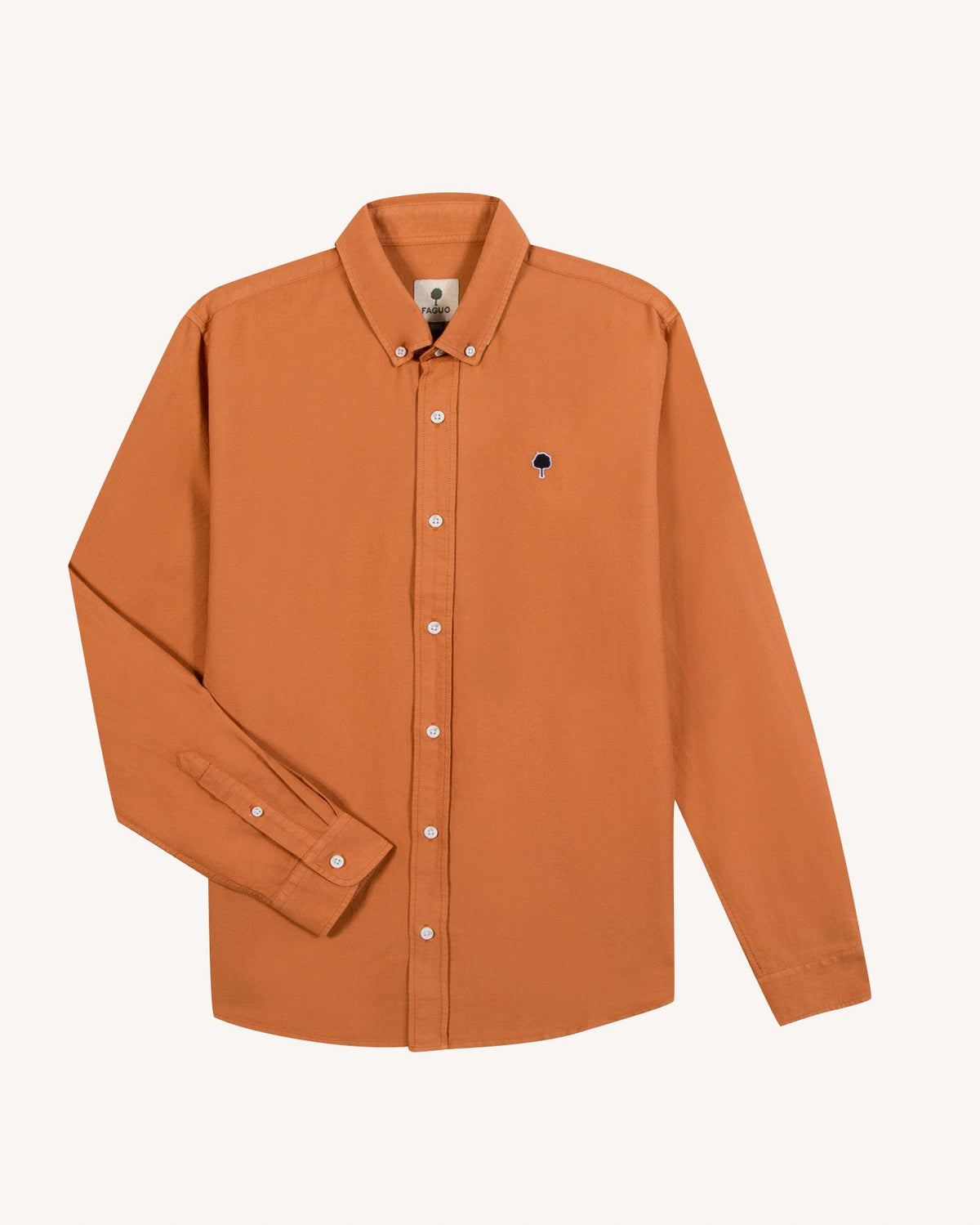 Camicia color mattone chiaro