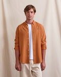 Camicia color mattone chiaro