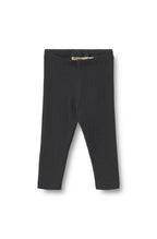 Set di 2 leggings Jules - Righe a coste blu navy