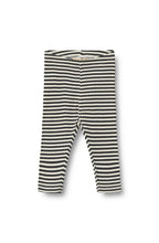 Set di 2 leggings Jules - Righe a coste blu navy