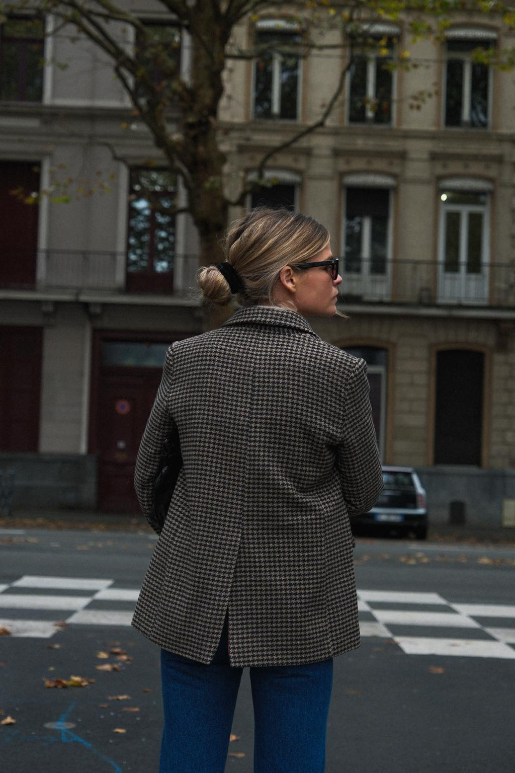 Gustave Houndstooth Blazer