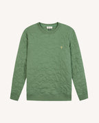 Forest Green Crew-Neck Sweatshirt