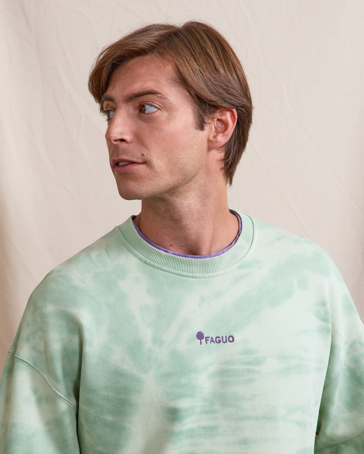 Mint Green Crew-Neck Sweatshirt