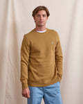 Sweat Col Rond Beige Clair