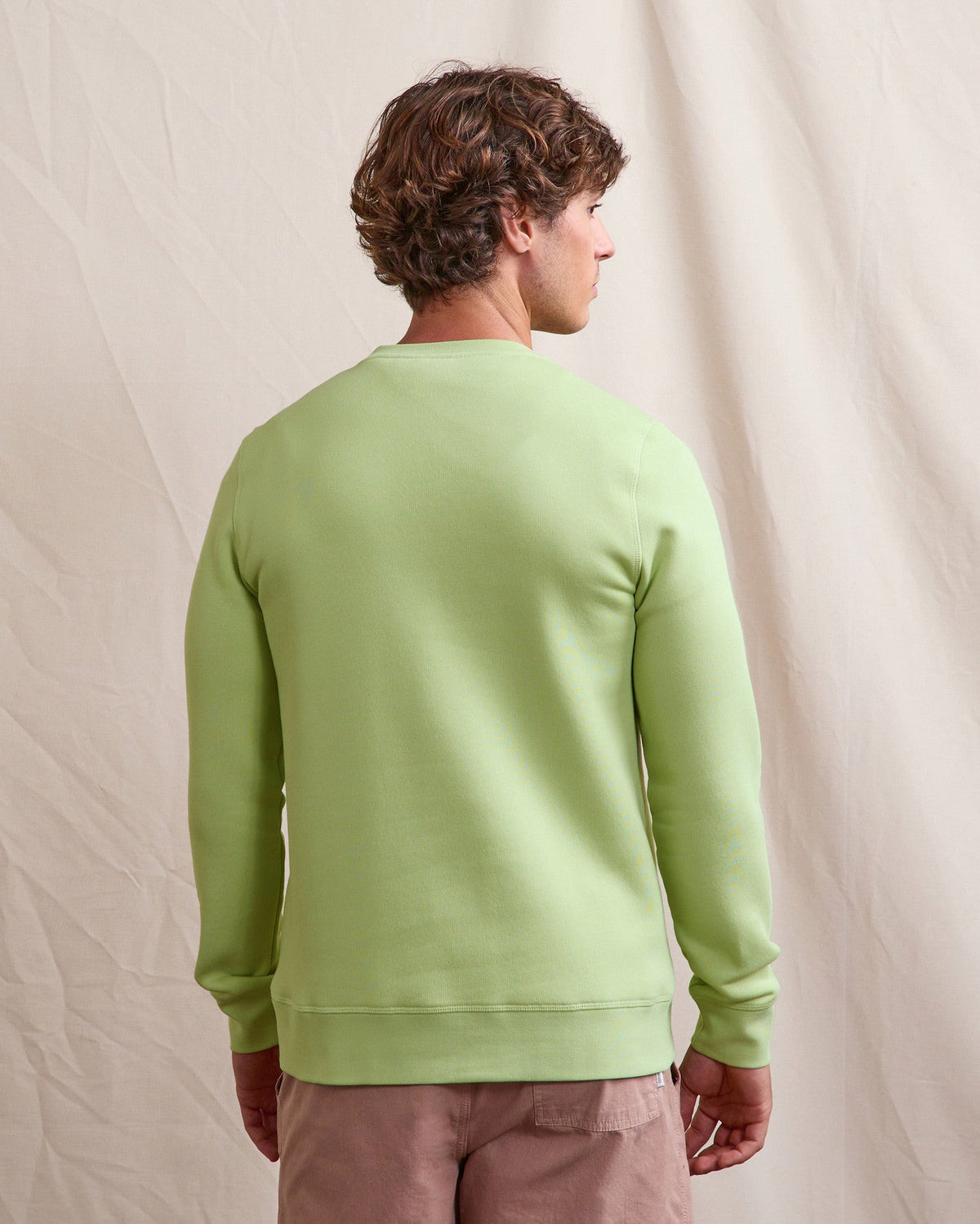 Sweat Col Rond Vert Anis