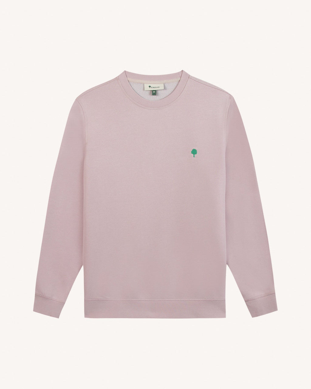 Dusty Pink Crew-Neck Sweatshirt