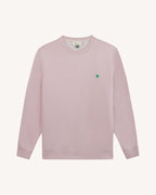 Dusty Pink Crew-Neck Sweatshirt