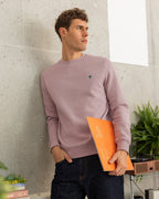 Dusty Pink Crew-Neck Sweatshirt