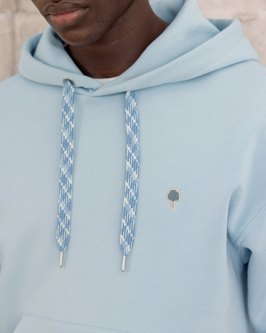 Sky Blue Hooded Sweatshirt