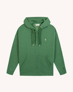 Forest Green Zip-up Hoodie