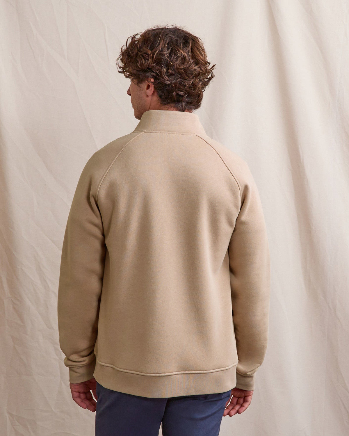 Sweat Zippé Taupe