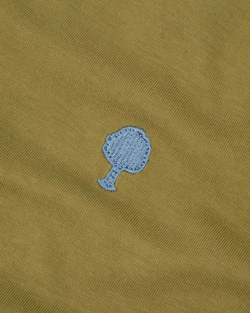 Dark Khaki Cotton T-Shirt