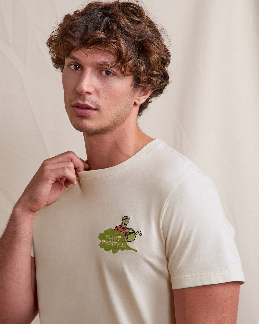 Off-White Plant Forever Cotton T-Shirt