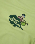 T-shirt verde anice in cotone