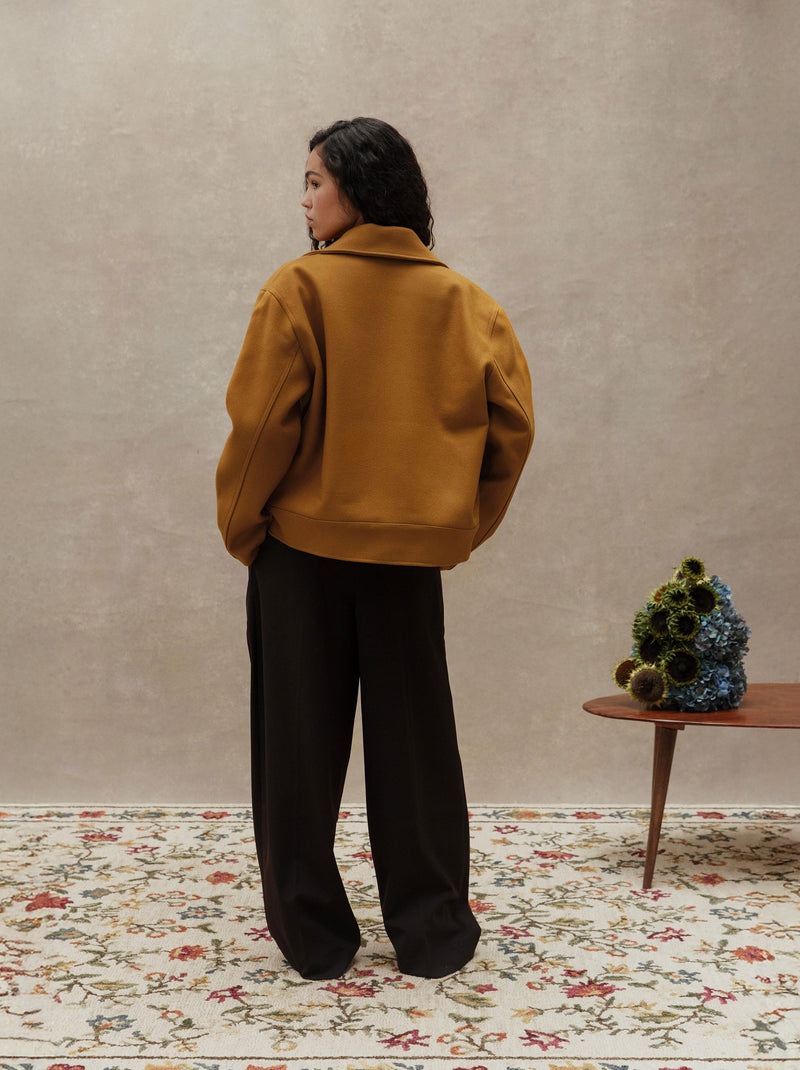 Blouson Sculpture Terre Jaune