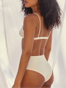 Culotte Haute Basic White ajustée