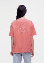 Camiseta Labelle - rosa flor de melocotón - mujer