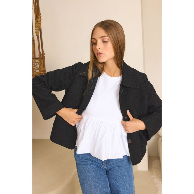 Veste Le Martin Tweed - Reglisse