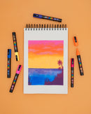 Set De 16 Marqueurs - Pointe Conique Fine - Posca