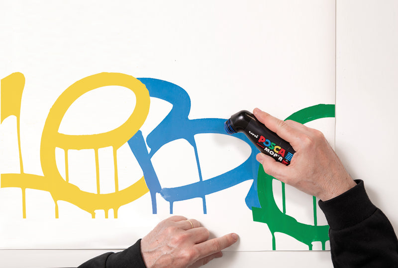 Set De 8 Marqueurs - Pointe Ronde Mop'R - Posca