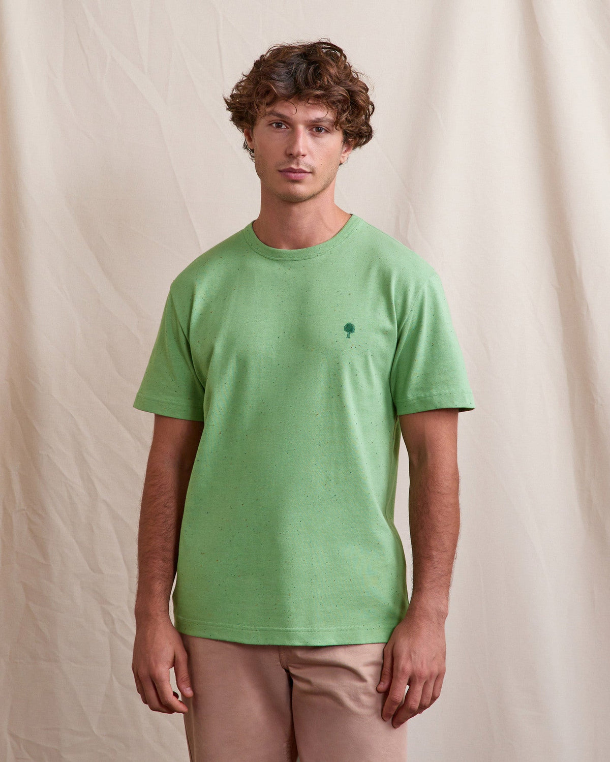 Green Marl Organic Cotton T-Shirt