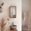 Stelle - Miroir - Noyer - Marron