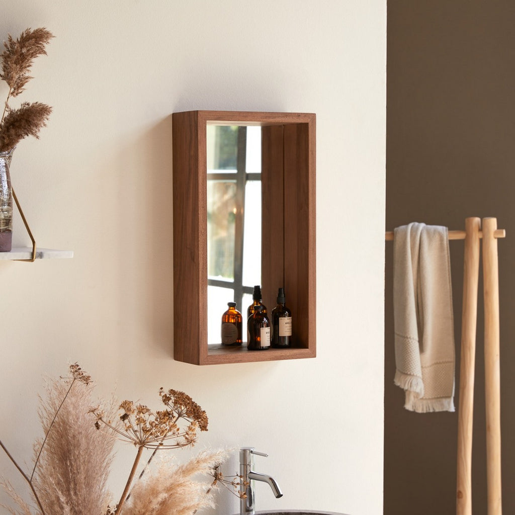 Stelle - Miroir - Noyer - Marron