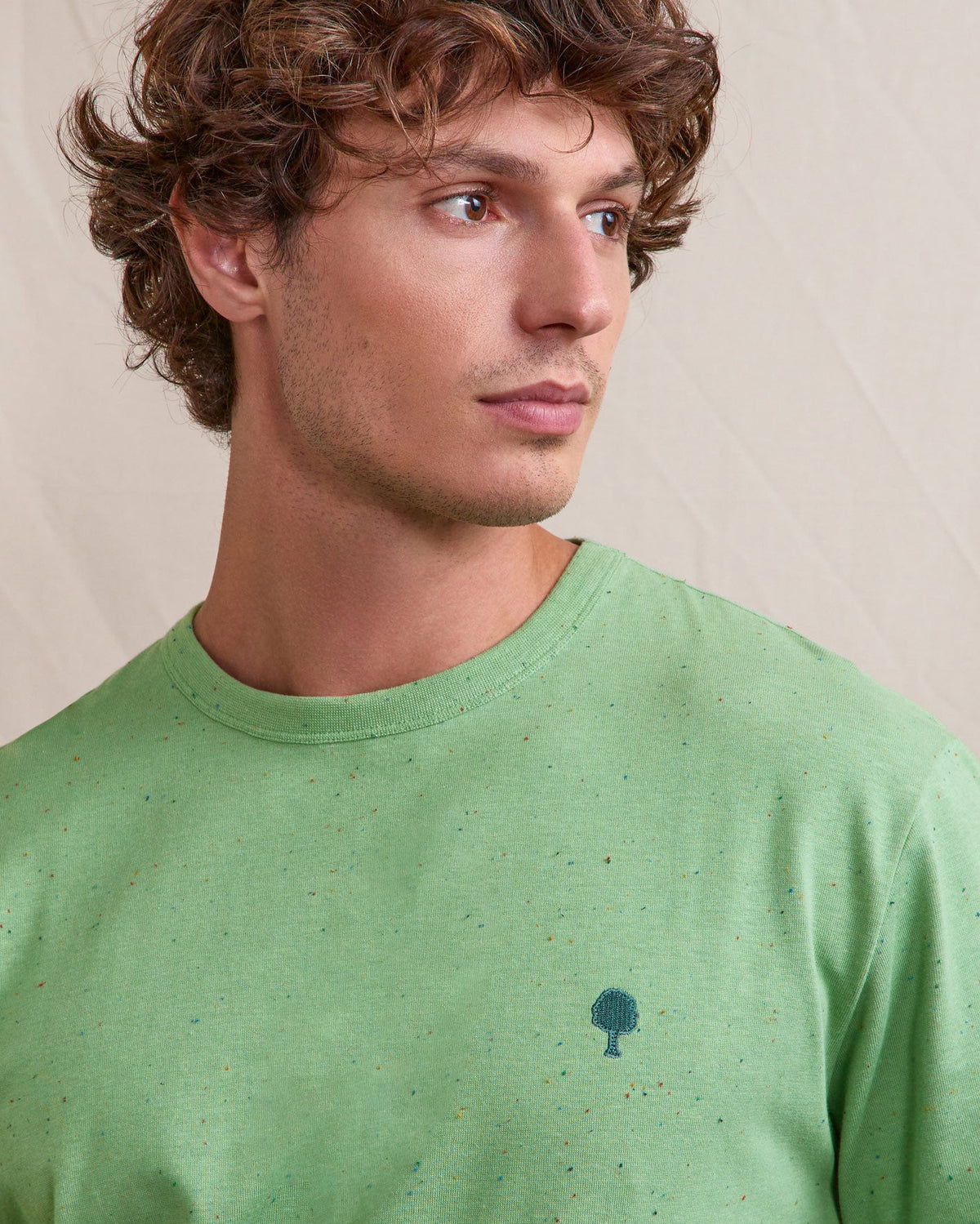 Green Marl Organic Cotton T-Shirt