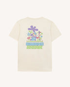 T-Shirt Imprimé Blooming Écru