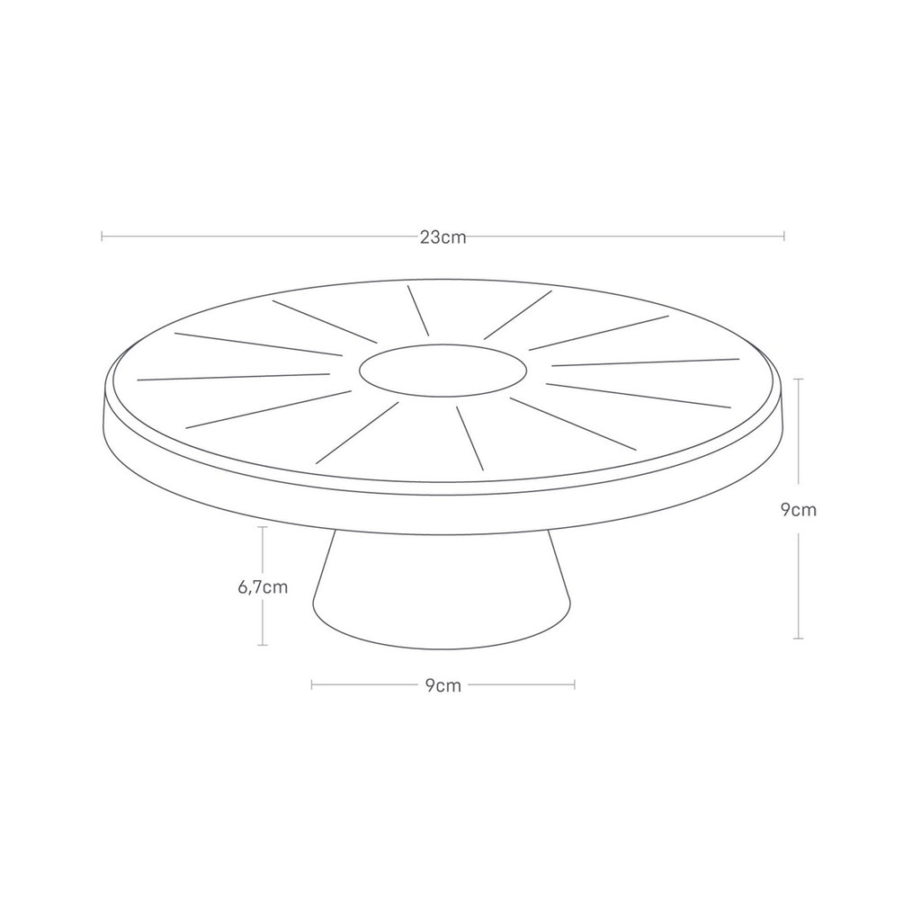Soporte Para Tartas 2 Niveles - Tower - Blanco