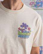 T-Shirt Imprimé Blooming Écru
