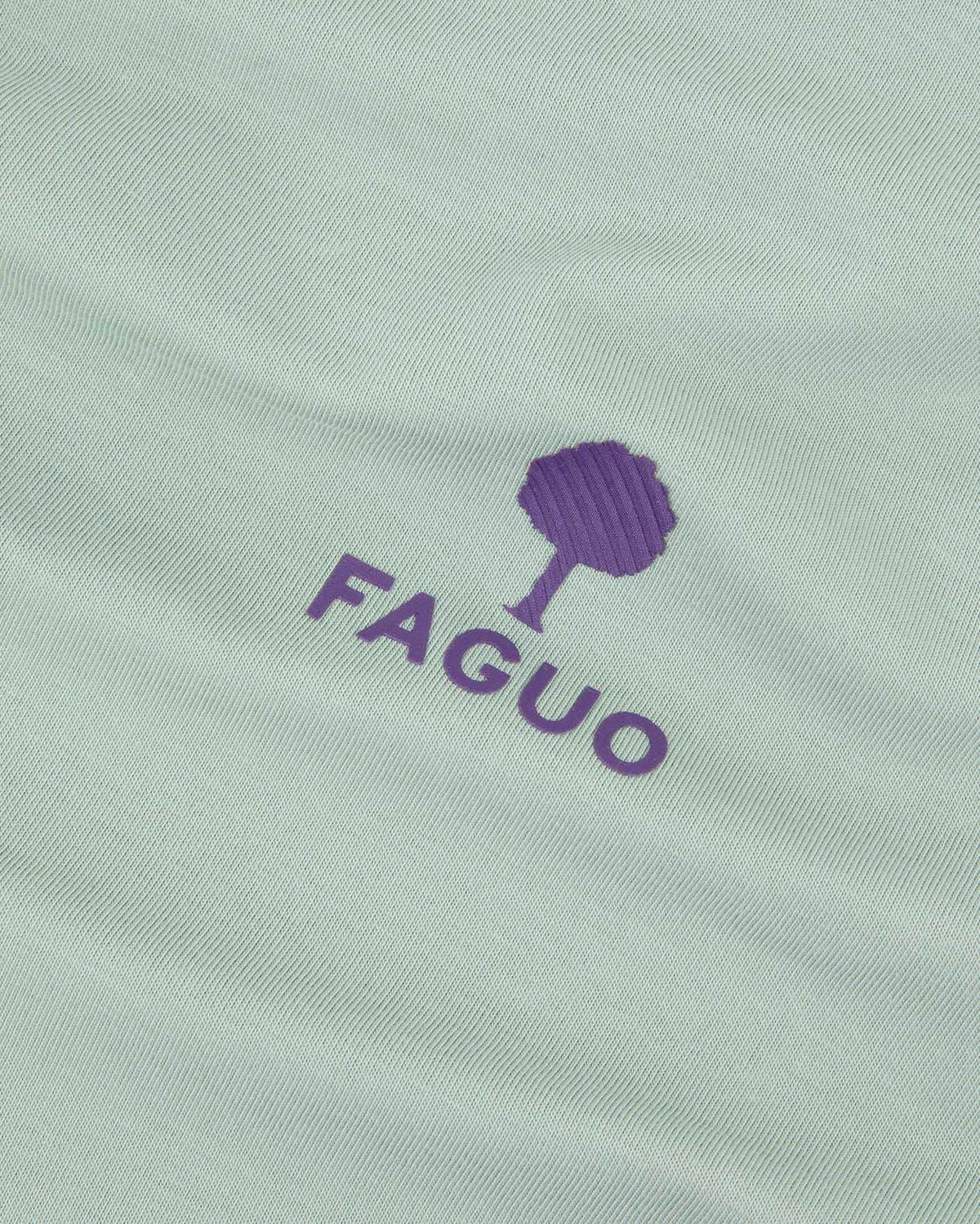 T-Shirt Imprimé Faguo Vert Clair