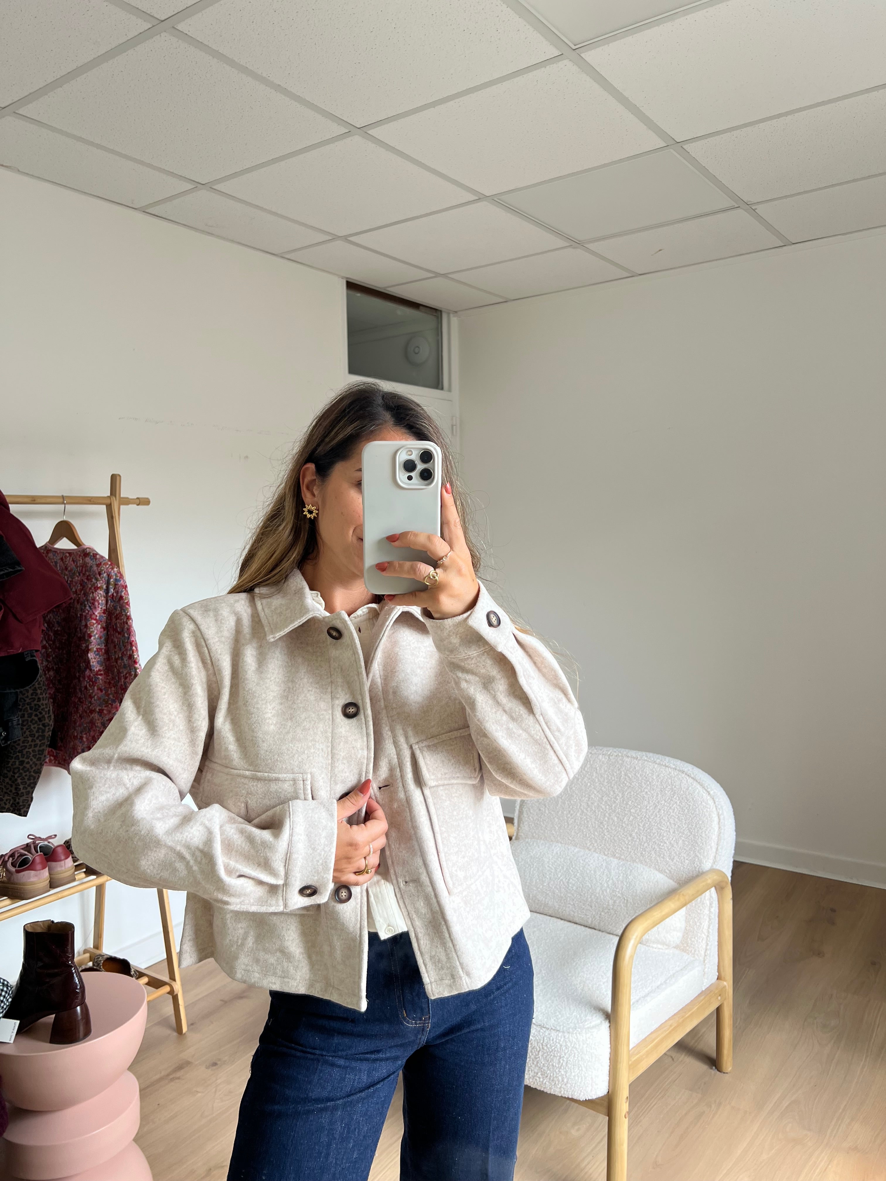 Veste Chaude Max Beige