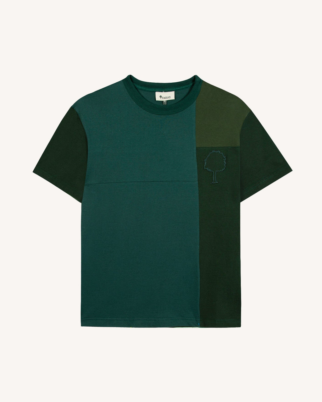 Green Upcycled Printed T-Shirt
