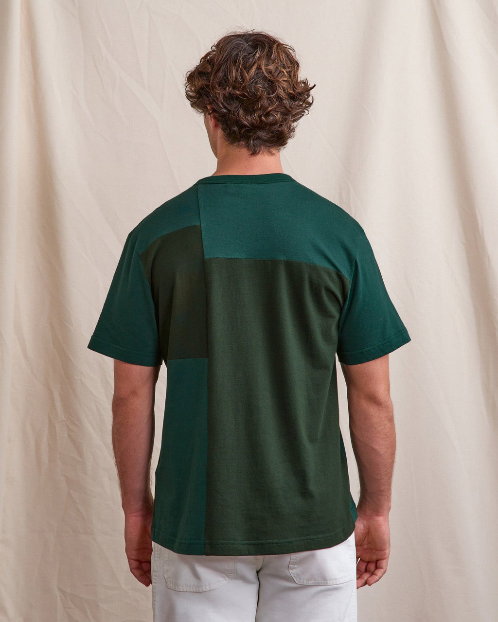 Green Upcycled Printed T-Shirt
