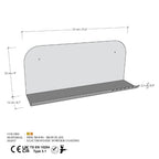 Étagères Murales Long Pouch - Doré