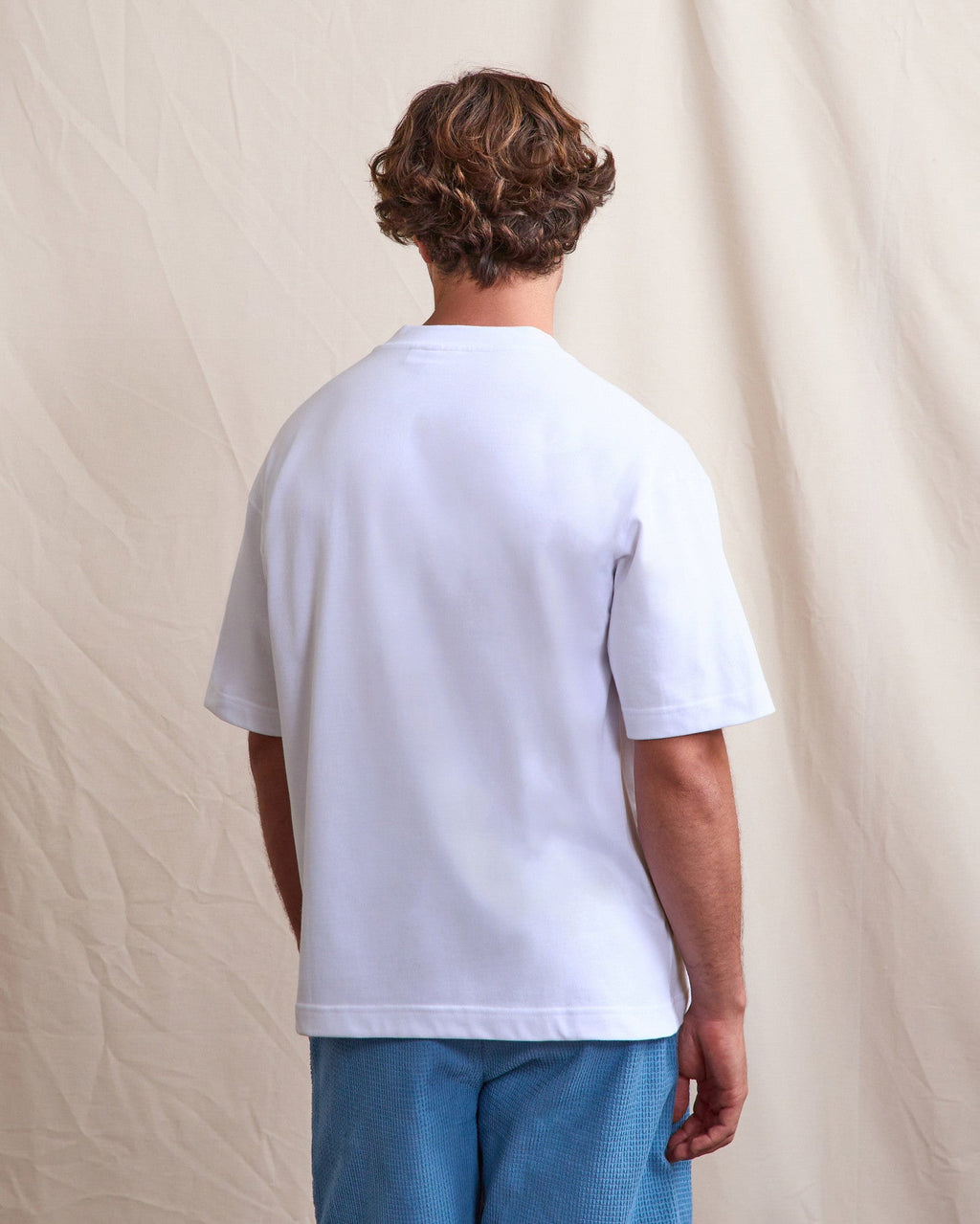 T-shirt blanc imprimé faguo