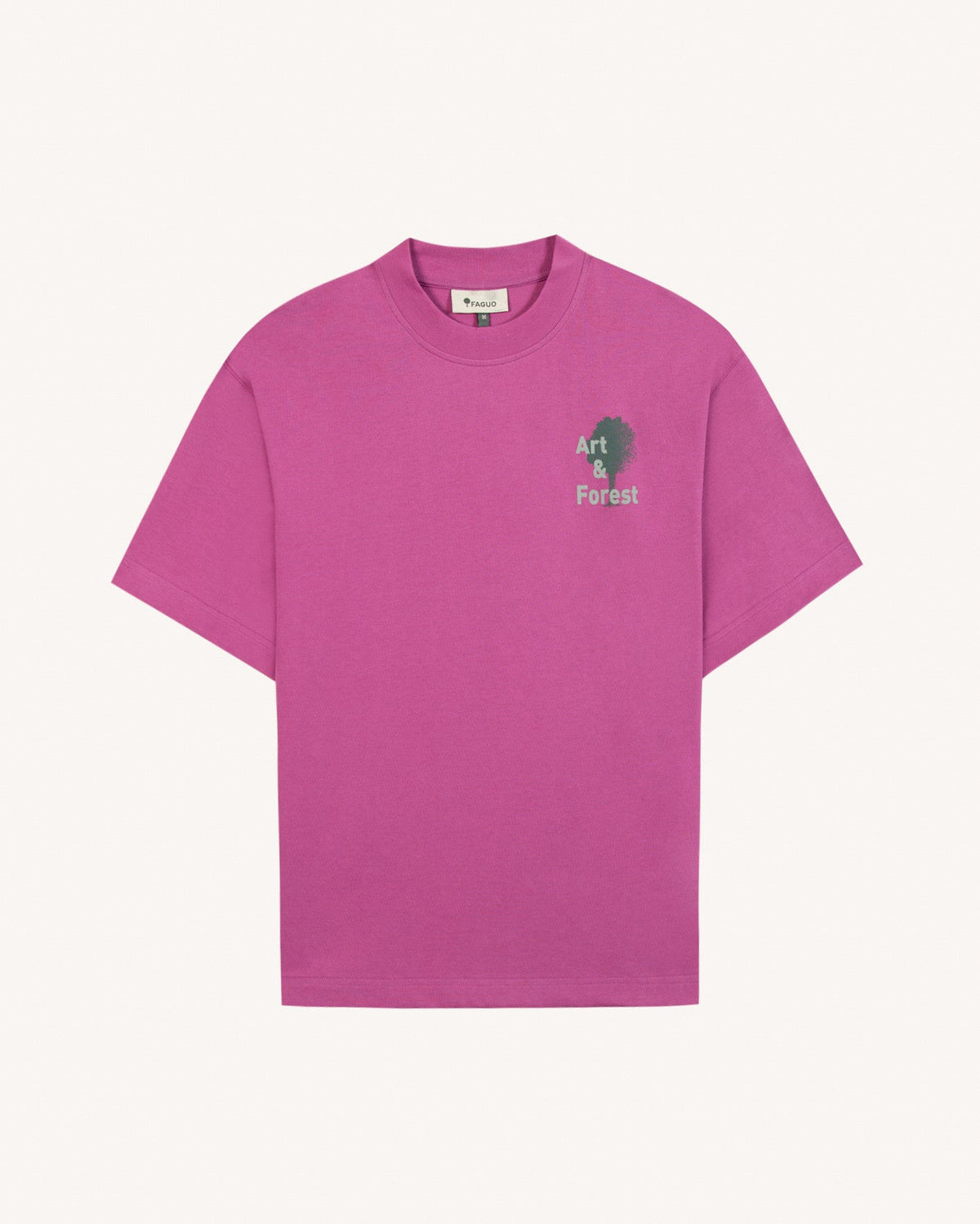 Camiseta estampada Forest fucsia
