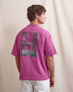 Camiseta estampada Forest fucsia