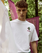 Camiseta blanca estampada Forest