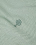 T-shirt a maniche lunghe verde chiaro in cotone